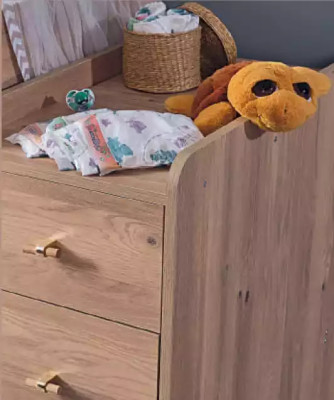 Säugling Schlafzimmer Komplettzimmer Baby Bett Schrank Kommode 3tlg.