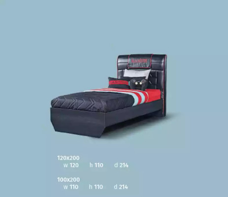 Gamer Kinderzimmer Schlafzimmer Bett Tisch Kleiderschrank 3tlg.