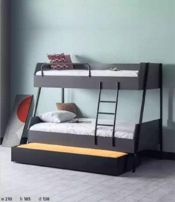 Jugendbett Kinderbett Kids Design Modern Bett Kinderzimmer Betten Holz