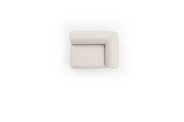 Ecksofa Beige Wohnzimmer Sofa Couch L-Form Modern Möbel Textil