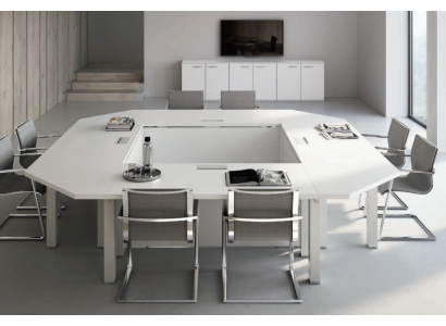 Bürotisch Besprechungstisch Konferenztisch Arbeitstisch Büromöbel Counter Möbel