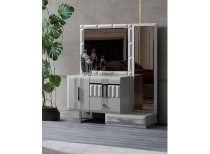 Modern Schlafzimmer Schminktisch Kommode mit Spiegel Konsole Kommoden