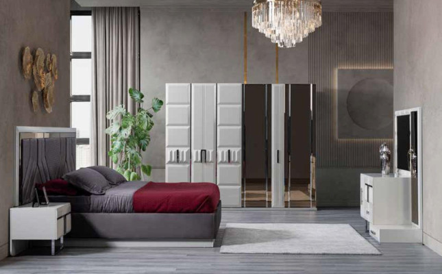 Modern Schlafzimmer Schminktisch Kommode mit Spiegel Konsole Kommoden