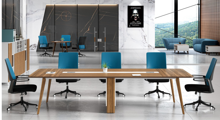 Konferenztisch Modern Büro Tische Besprechungstisch Meeting 320cm