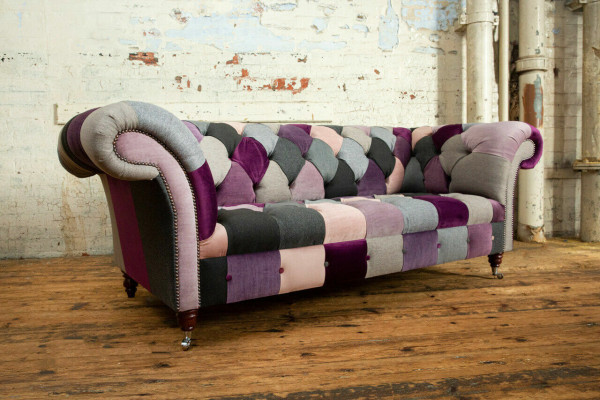 Chesterfield Sofa 3 Sitzer Polster Designer Couchen Sofas Garnitur Dreisitzer