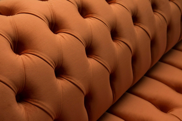 Sofa Polster Chesterfield Textil Sofas Design Luxus Ledersofas 4 Sitzer 265cm