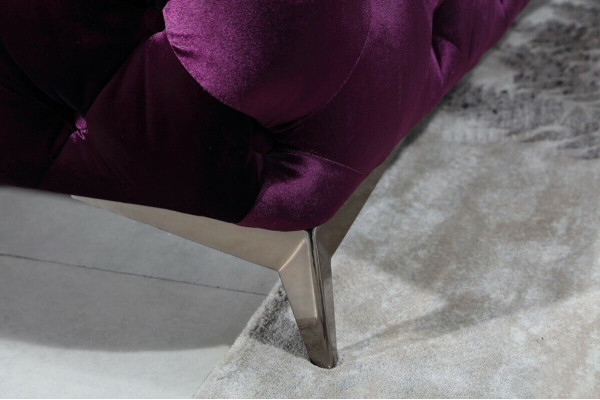 Chesterfield Italienische Sofa 2x Einsitzer Couch Set Polster Set Neu 1+1 Sitz