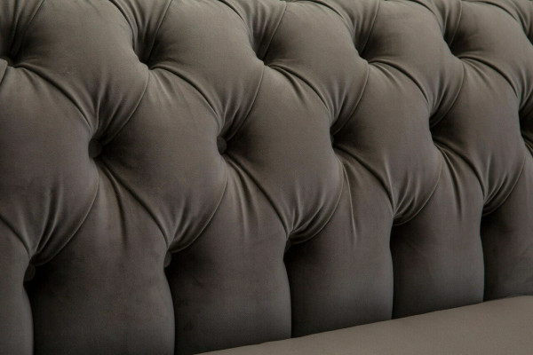 Luxus Tauper Chesterfield Dreisitzer Wohnzimmer 3-er Couch Design Sofa
