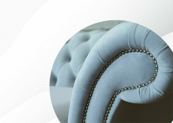 Polster Sofas Design Luxus Couch Sofa 4 er Stoff Couchen Viersitzer Samt Neu