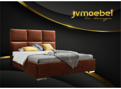 Moderne Schlafzimmer Betten Textil Bett Stoff Chesterfield 180x200 Doppelbett