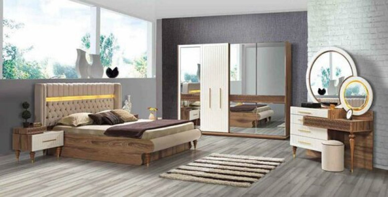Kleiderschrank Schrank Luxus Holz Schränke Möbel Design Schlafzimmer