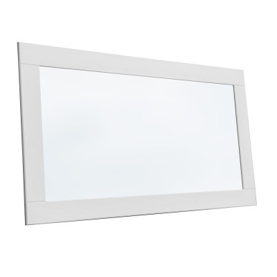 Rechteckiger Landhaus Spiegel mit Holzrahmen Wandspiegel xxl Holz Landhaus Neu