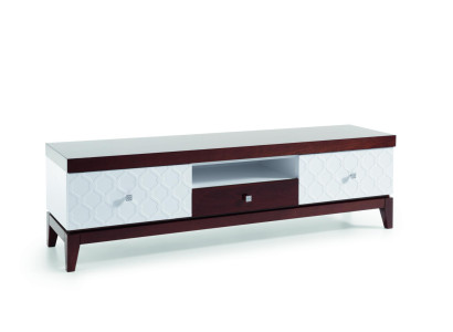 Klassischer Hochglanz RTV SChrank Sideboard TV Board Designer Wand