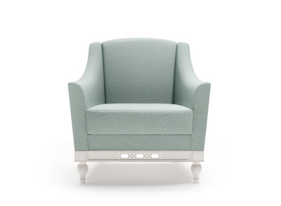 Chesterfield Ohrensessel Sessel Polster Fernseh Büro Couch Echtes Leder FL-1Siz