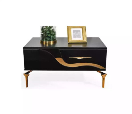 Luxus Schlafzimmer Set Bett Nachttisch Gold Schminktisch Nachttische 5tlg