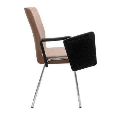 Stilvoller Beige Sessel Moderner Sessel Top-Qualität Design Bürostuhl neu