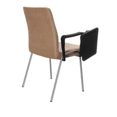 Stilvoller Beige Sessel Moderner Sessel Top-Qualität Design Bürostuhl neu