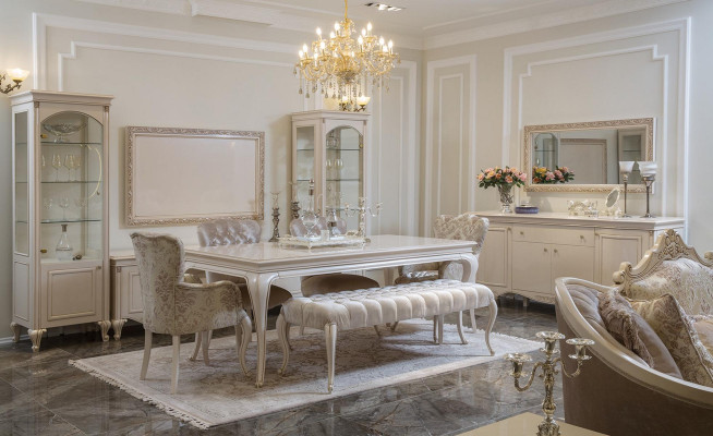 Vitrine Glasschrank Holz Schränke Wohnzimmer Vitrinen Italienische Luxus