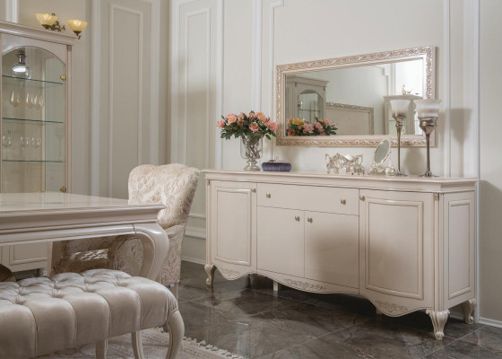 Vitrine Glasschrank Holz Schränke Wohnzimmer Vitrinen Italienische Luxus