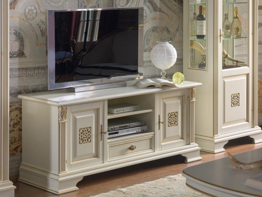 Rtv Sideboard Schrank Dekorative Kommode Wohnzimmer Klassisch Kommoden Holz Low