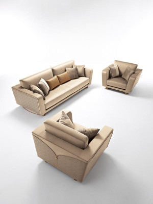 Sofagarnitur 3+1+1 Sitzer Set Design Sofa Polster Couchen Couch Klassisch 3 tlg.