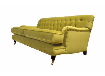 Chesterfield Sofa Polster Couch 3 Sitzer Gelb Gelb Sofas Couchen
