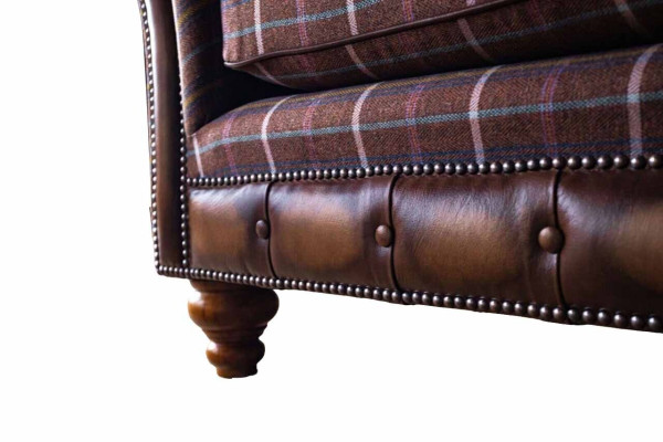Chesterfield Zweisitzer Möbel 2 Sitzer Sofa Couch Polster Lounge Couchen