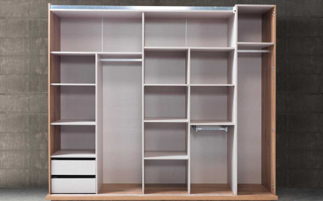 Kleiderschrank Braun Luxus Möbel Italienische Einrichtung Schlafzimmer