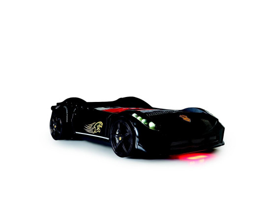 Kinder Möbel Bett Schlafzimmer Renn Auto Wagen Holz Betten Schwarz Neu