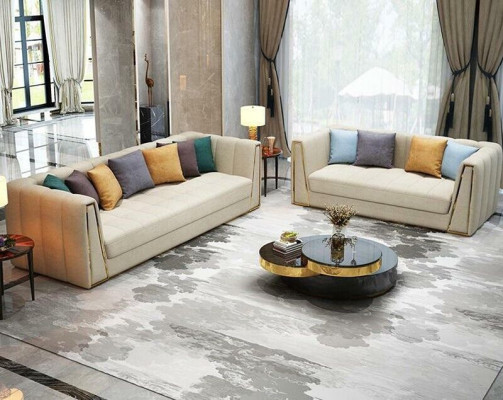 Sofagarnitur Designer Sofa Ledersofa 321 Sitzer Dekorative Modernes Sofa