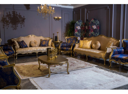 Sofagarnitur 3+3+1 Sitzer Couchtisch Garnitur Sofa Sessel Set 4tlg