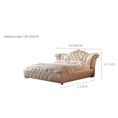 Design Chesterfield Bett Textil Samt Polster Hotel Leder Betten Schlafzimmer