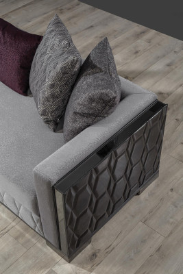 Modern Luxus Sofagarnitur Sofa Garnitur Sofas Sessel 3+1 Sitzer Stoff Design