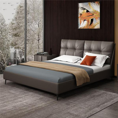 Betten Textil Leder Hotel Luxus Polster Samt Stoff Designer Bett Schlafzimmer