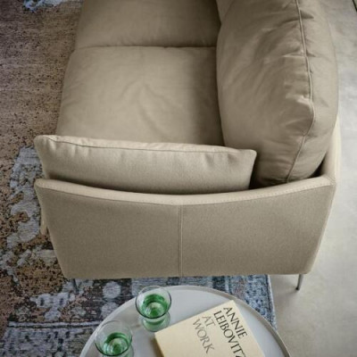 Ecksofa L form Leder Luxus Design Sofa Polster Couch Couchen Möbel neu