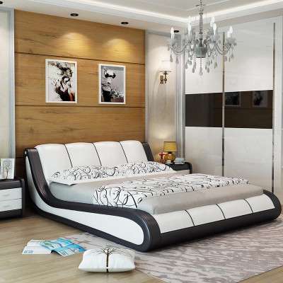 Betten Luxus Schlafzimmer Möbel Doppel Bett Design Stoff Hotel Blaue