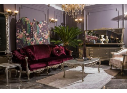 Luxus Sofagarnitur Sofa Beistelltisch Couchtisch Sessel Set 5tlg. Neu