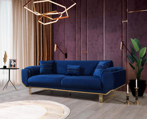 Sofa Set 3+3+1 Sitz Modern Sofagarnitur Wohnzimmer Luxus Garnitur Neu