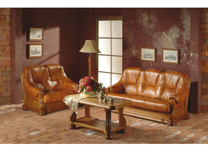 Sofagarnitur 3+1+1 Sitzer Klassischer Polster Wohnlandschaft Sofas Couchen Neu