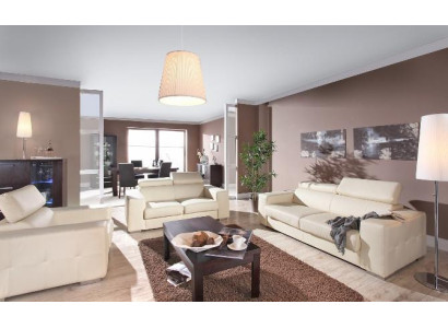 Moderne Sofagarnitur Wohnzimmer Komplett Garnitur 3+2+1 Couch Sitz