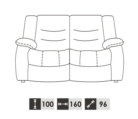 Verstellbare Sofagarnitur Elektrische Leder Fußstützen Couch Sofa Kino