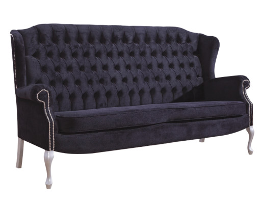 Klassische Chesterfield Dreisitzer 3er Sitzer Sofa Couch Polster Samt Couchen