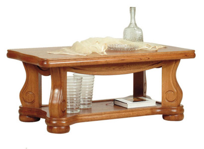 Echtholz Tisch Klassischer Sofa Beistell Tische Holz Handarbeit Couchtisch Neu