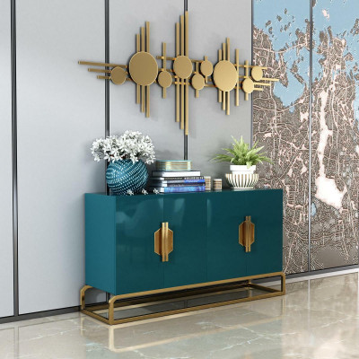 Designer Kommode Anrichte Side Low Board Schrank Wohn Zimmer