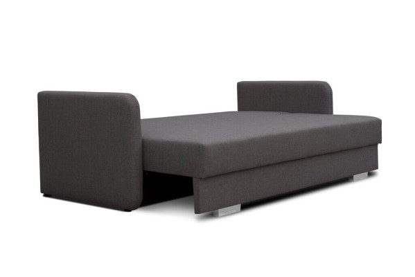 Schlafsofa Stoff 3 Sitz Sofa Couch Textil Polster Neu Garnitur Bettfunktion