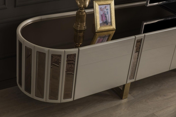 Wohnwand rtv Lowboard Regale Garnitur tv Ständer Sideboard Kommode Wohnzimmer