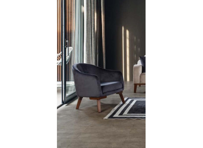 Modern Sessel 1 Sitzer Designer Einsitzer Polster Textil Möbel