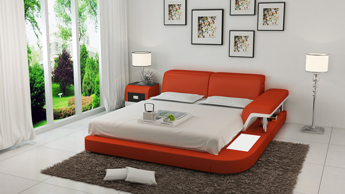 Luxus Multifunktions Wasserbett Doppel Bett Wasser Betten Polster 200x200 + USB
