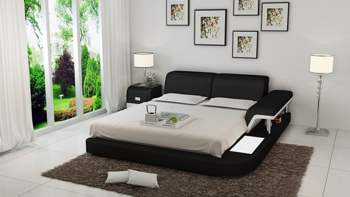 Luxus Multifunktions Wasserbett Doppel Bett Wasser Betten Polster 200x200 + USB