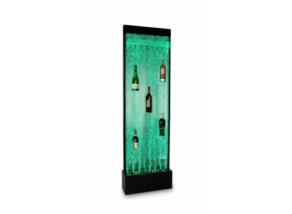 Wasser Wand Säule Water Wall Regal Bar Regal Schrank Möbel LED